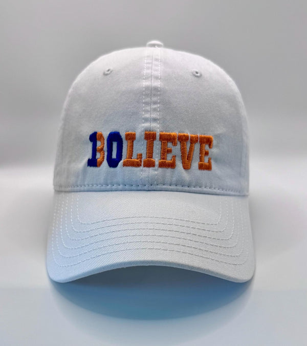 Embroidered White or Khaki Dad Hat — product image 2