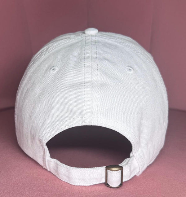 Embroidered White or Khaki Dad Hat — product image 12