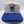 Embroidered Cream Blue 5-Panel Snapback — product image 1