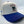 Embroidered Cream Blue 5-Panel Snapback — product image 5