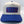 Embroidered Cream Blue 5-Panel Snapback — product image 1