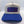 Embroidered Cream Blue 5-Panel Snapback — product image 5