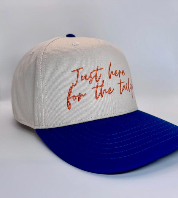 Embroidered Khaki Blue 5-Panel Snapback — product image 5