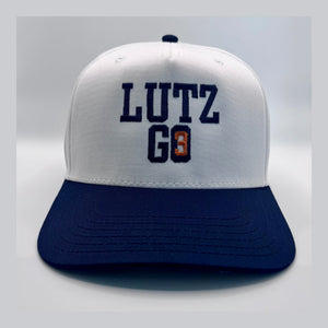 LUTZ GO, Denver Football 5-Panel Snapback, front view, embroidered by Threaded by Sal (photo 1 of 5)