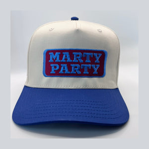 Marty Party, Colorado Hockey 5-Panel Snapback, front view, embroidered by Threaded by Sal (photo 1 of 5)