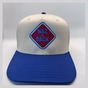 Naz Is Back, Colorado Hockey 5-Panel Snapback, front view, embroidered by Threaded by Sal (photo 1 of 4)