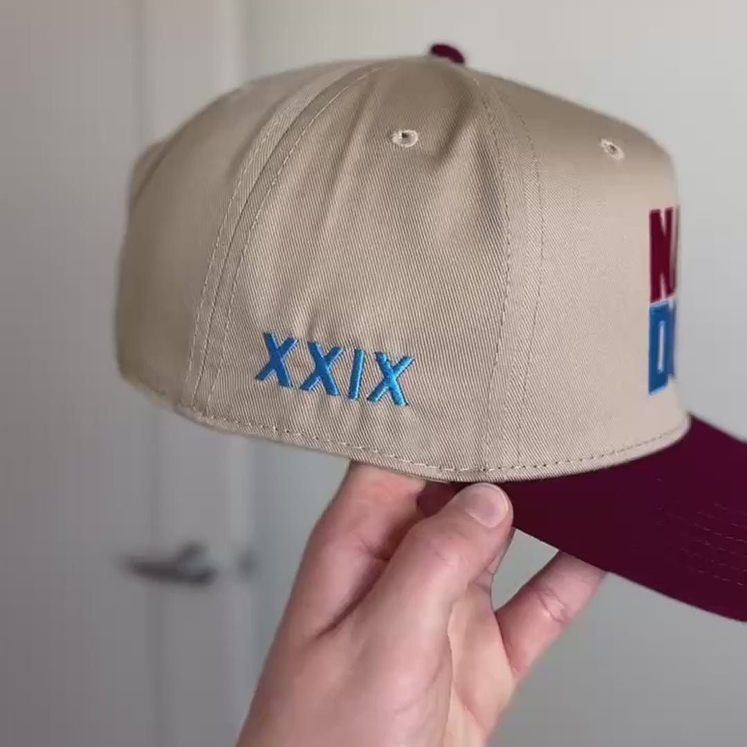 Nate Dogg, Colorado Hockey 5-Panel Snapback, in hand from every side, Threaded by Sal
