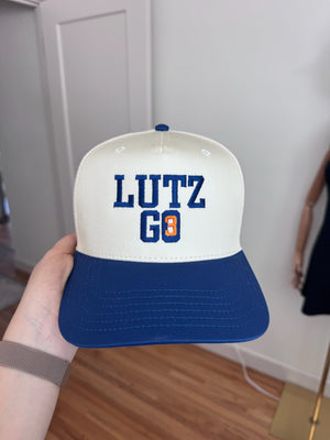 LUTZ GO, Denver Football 5-Panel Snapback, held in hand, embroidered by Threaded by Sal (photo 5 of 5)