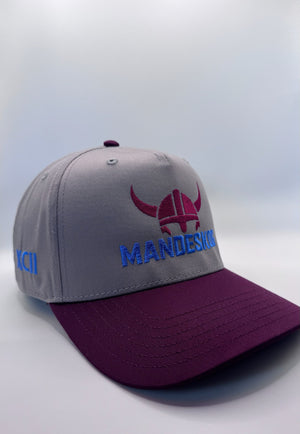 Mandeskog, Colorado Hockey 5-Panel Snapback, three-quarter view with the Roman numeral, embroidered by Threaded by Sal (photo 7 of 7)