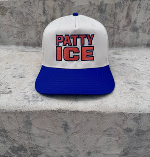 Patty Ice, Denver Football 5-Panel Snapback, front view, close, embroidered by Threaded by Sal (photo 6 of 8)