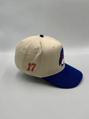 Blue & Orange Penguin, Denver Football Snapback, embroidered by Threaded by Sal (photo 6 of 15)